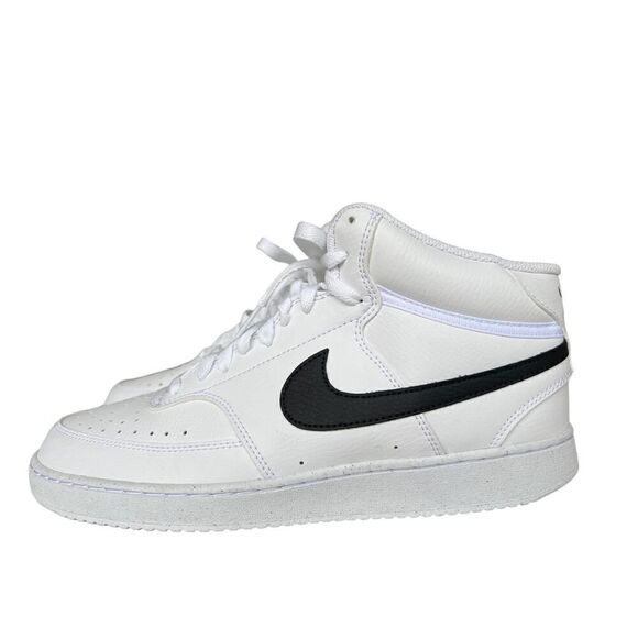 Nike Court Vision Next Nature Mid White Black  Size 10.5 NWOT main image 9
